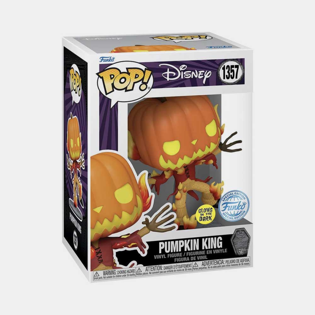 POP DISNEY THE NIGHT BEFORE CHRISTMAS 30TH PUMPKIN KING (GLOW) 75284