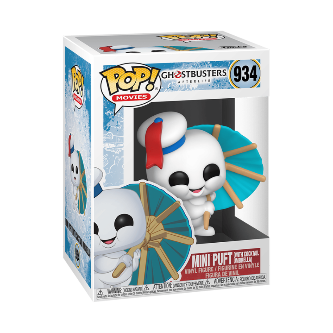 POP MOVIES: GHOSTBUSTERS AFTERLIFE - MINI PUFT WITH COCKTAIL UMBRELLA 48490
