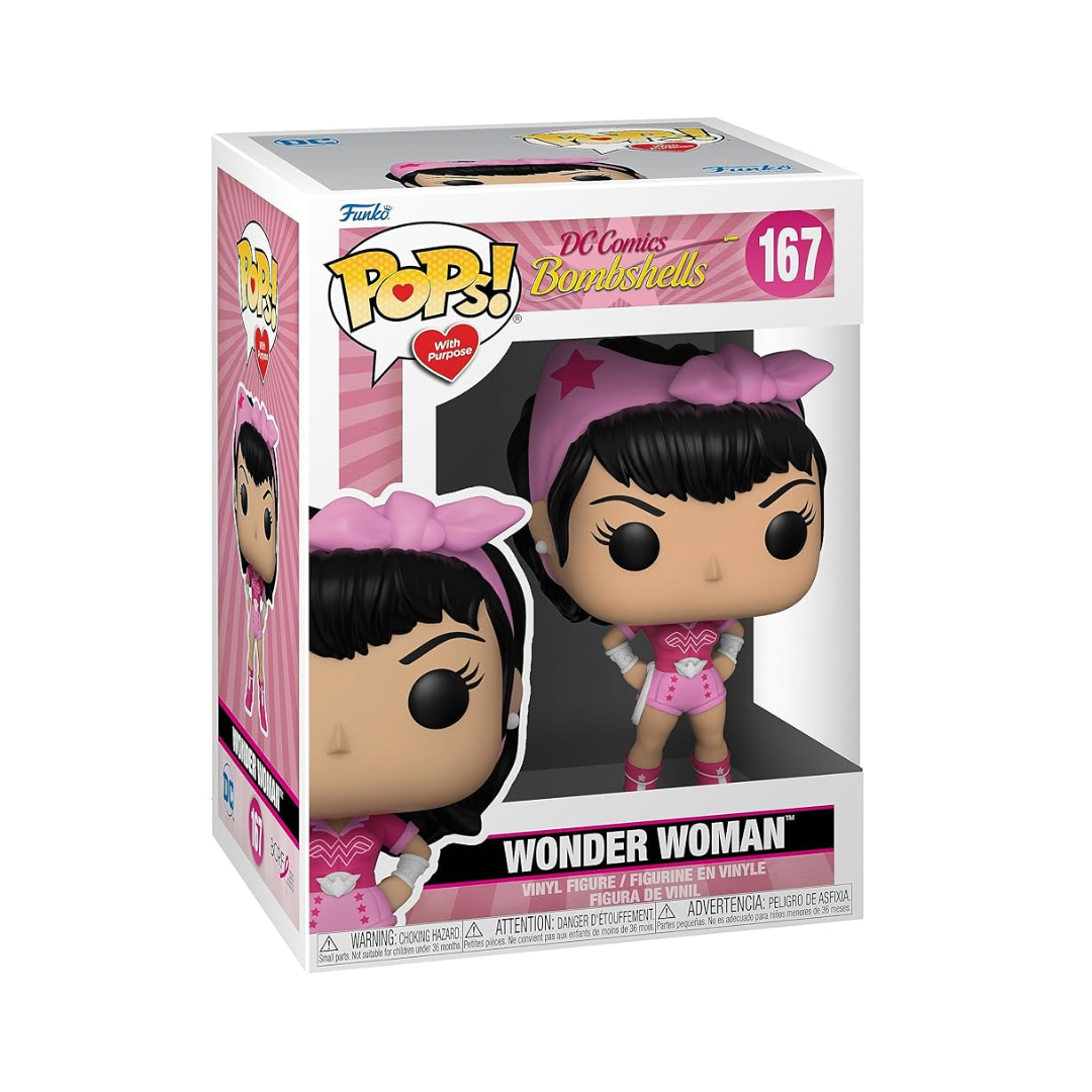 POP HEROES: BREAST CANCER AWARENESS - BOMBSHELL WONDER WOMAN 58503
