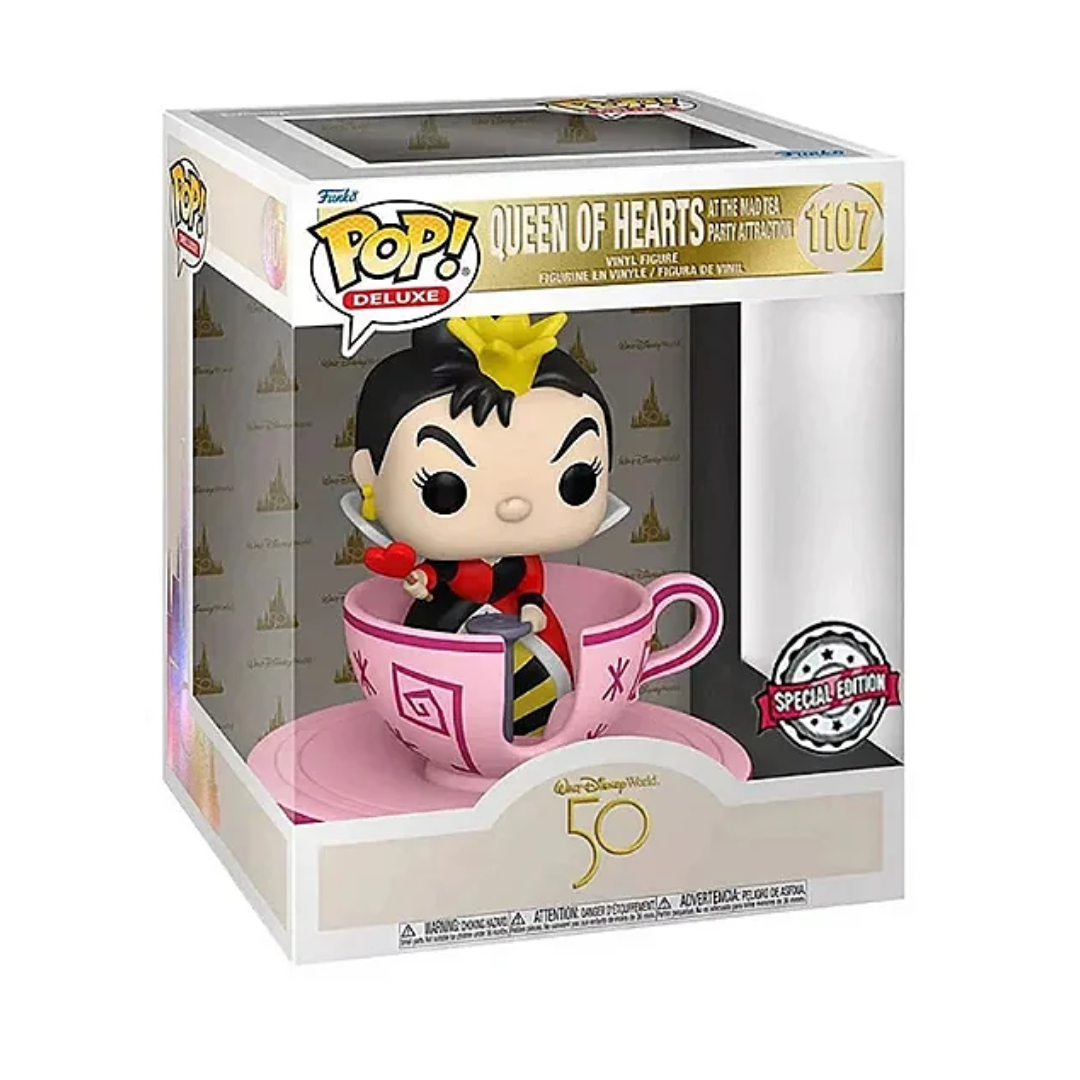 POP DELUXE: WALT DISNEY WORLD FUNKO 50TH  QUEEN IN TEACUP 58963