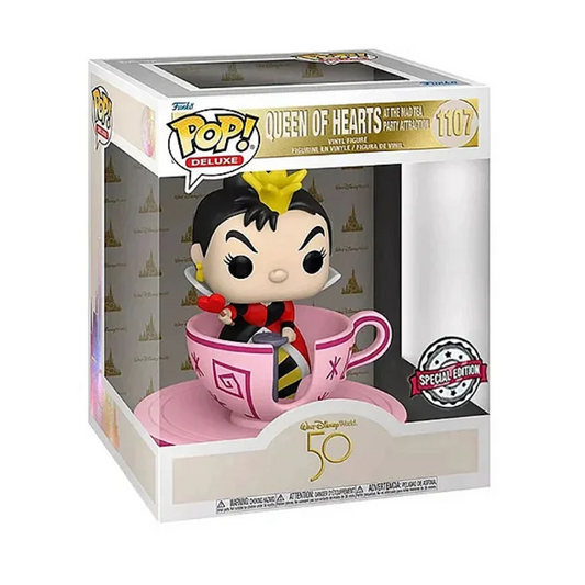 POP DELUXE: WALT DISNEY WORLD FUNKO 50TH  QUEEN IN TEACUP 58963
