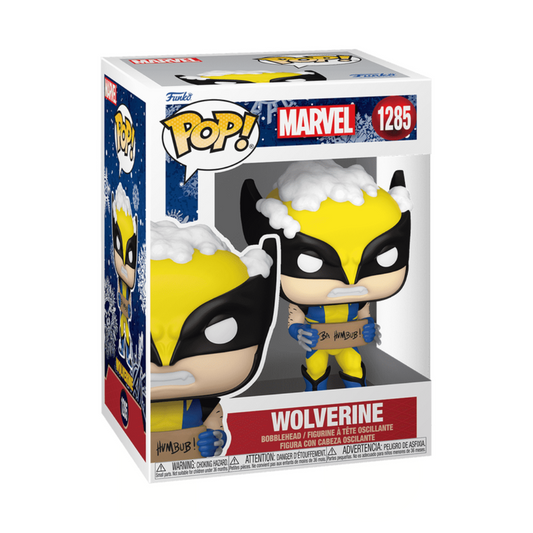 POP MARVEL: HOLIDAY - WOLVERINE WITH SIGN 72191