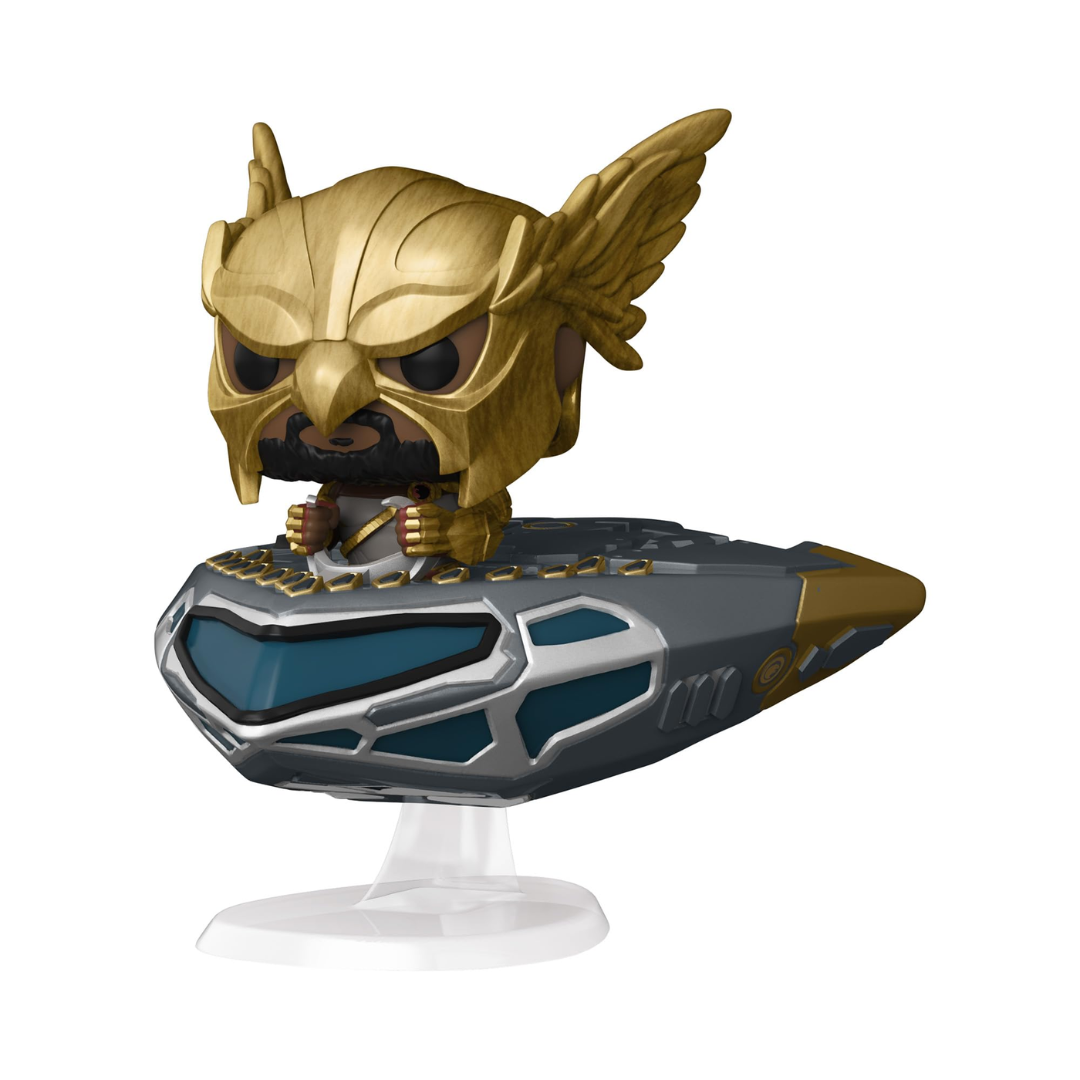 POP RIDE SUPER DELUXE: BLACK ADAM - HAWKMAN IN CRUISER 64195