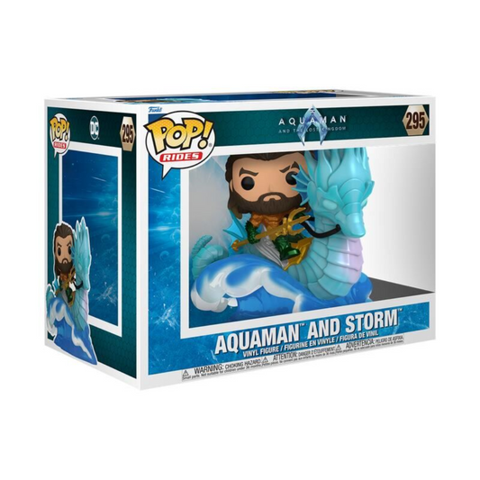 POP RIDE DLX: AQUAMAN AND THE LOST KINGDOM - AQUAMAN ON STORM 67577