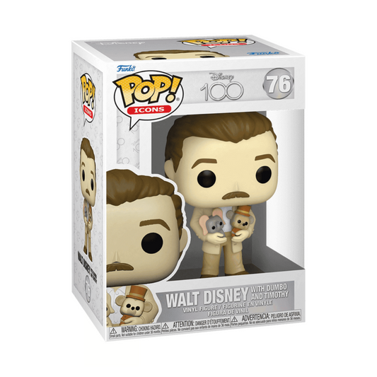 POP ICONS: D100 - WALT WITH DUMBO & TIMOTHY 67996