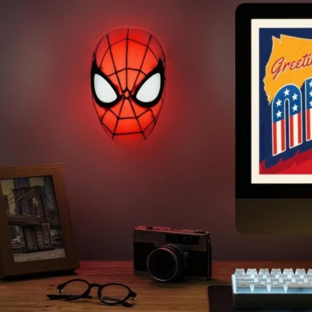 LÁMPARA SPIDERMAN MASK PALADONE