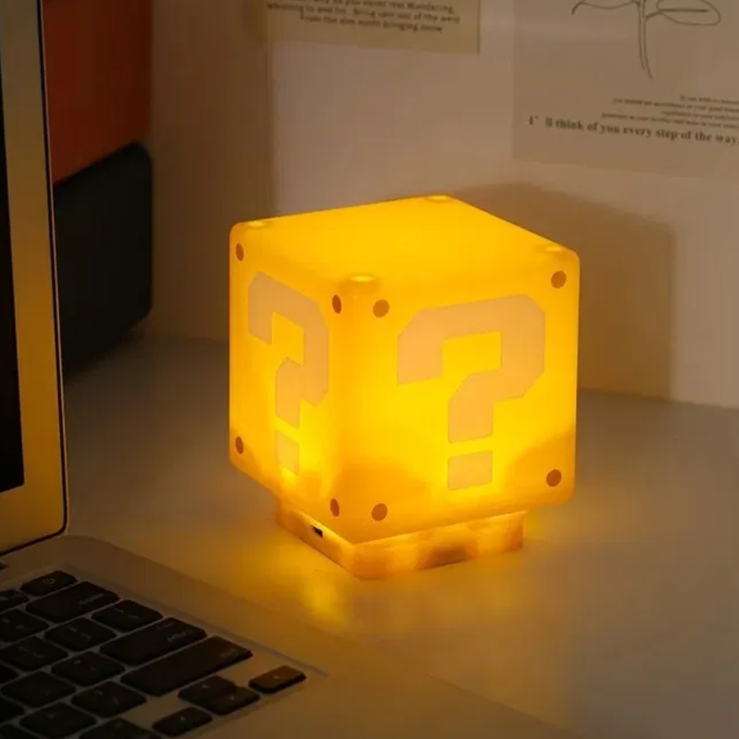 LÁMPARA SUPER MARIO QUESTION BLOCK PALADONE