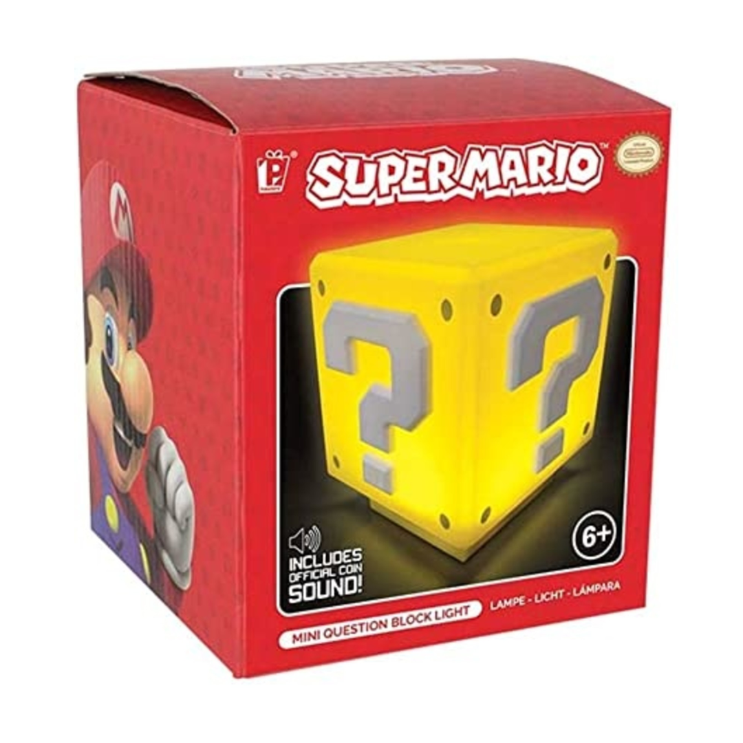 LÁMPARA SUPER MARIO QUESTION BLOCK PALADONE